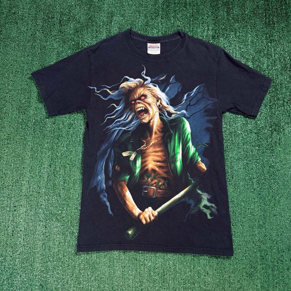 Iron Maiden The Final Frontier 2010 Tour Size Small Black T-Shirt Band Tee